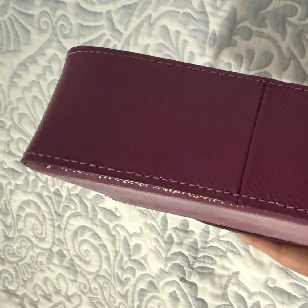 Coach Purple Crossbody Bag with Gold Hardware - Picture 7 of 12